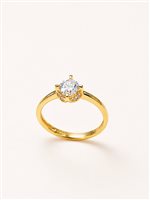 Anello Donna in Oro giallo Zircone Vidali Gioielli ANOR-91-34